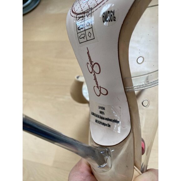 New Jessica Simpson "Pixera" clear patent translucent heel BNWT - Picture 7 of 7